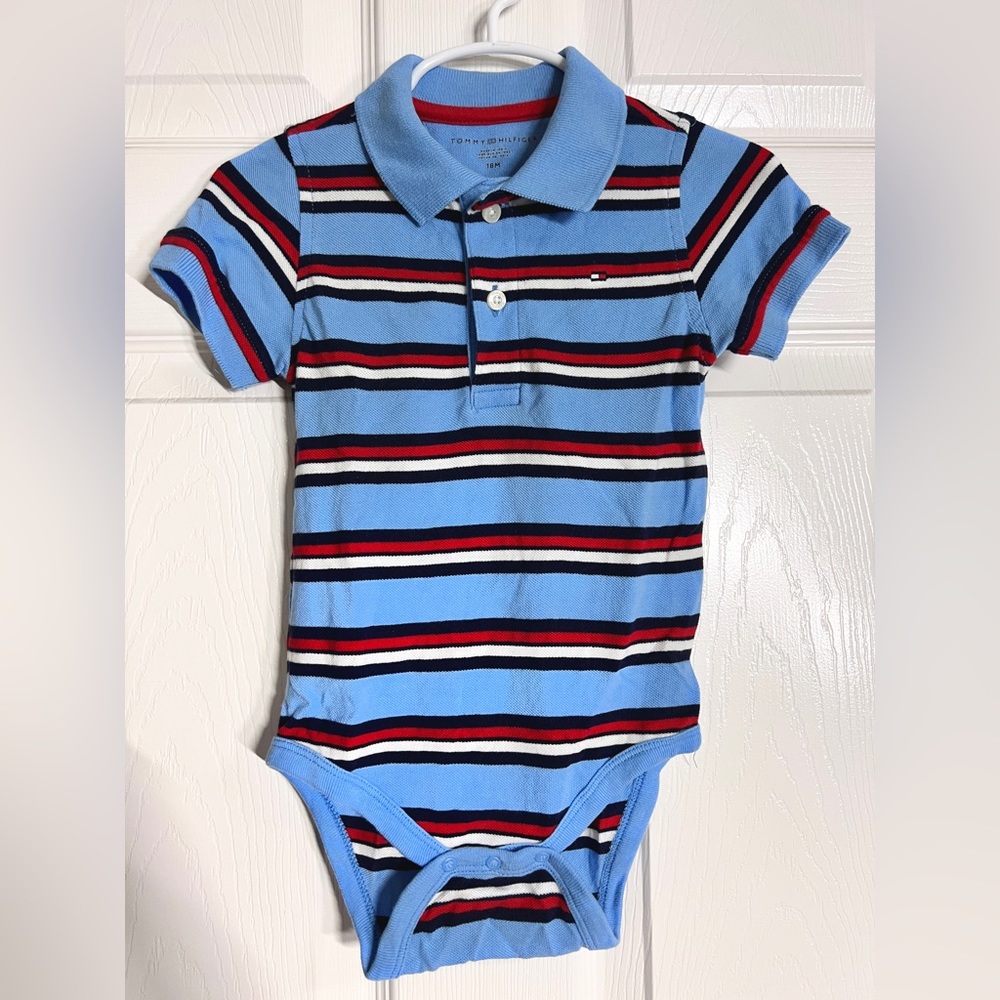 [All for$6-20 ]18m Tommy Hilfiger baby Polo bodysuit